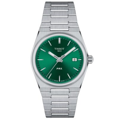 Tissot Prx 35Mm Unisex Green Watch - T1372101108100